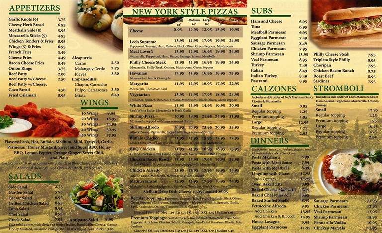 Orlando Pizza and Subs - Kissimmee, FL menu_pic