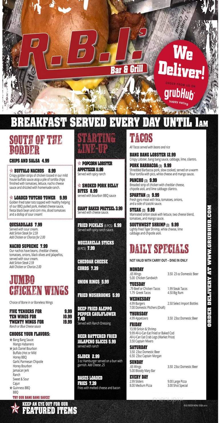 Menu Of RBI s Bar And Grill In Rockford IL 61114 menu-of-rbi-s-bar-and-grill-in-rockford-il-61114