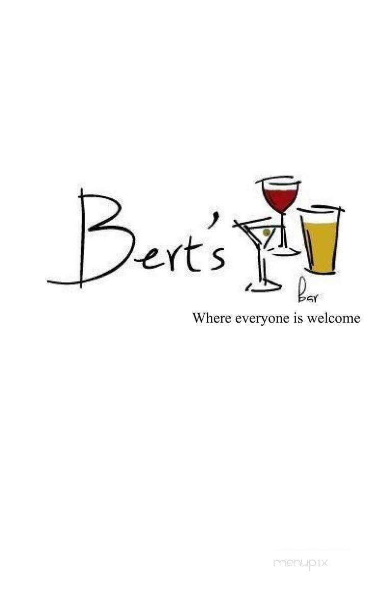 Bert's Bar - Milwaukee, WI menu_pic