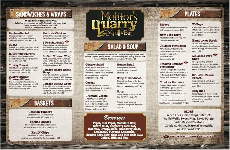 Molitor's Quarry Grill & Bar - Sauk Rapids, MN