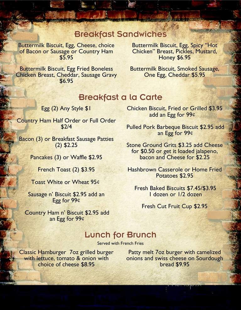 Molitor's Quarry Grill & Bar - Sauk Rapids, MN menu_pic