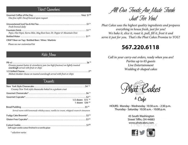 Phat Cakes - Tiffin, OH