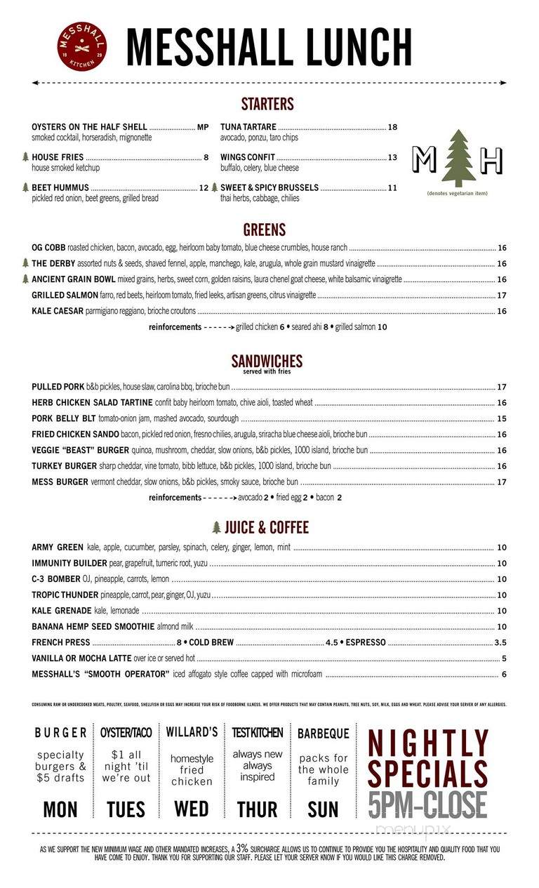 MESSHALL - Los Angeles, CA menu_pic
