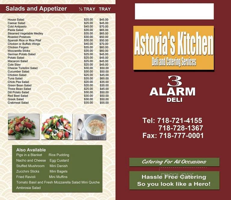3 Alarm Deli - Astoria, NY menu_pic