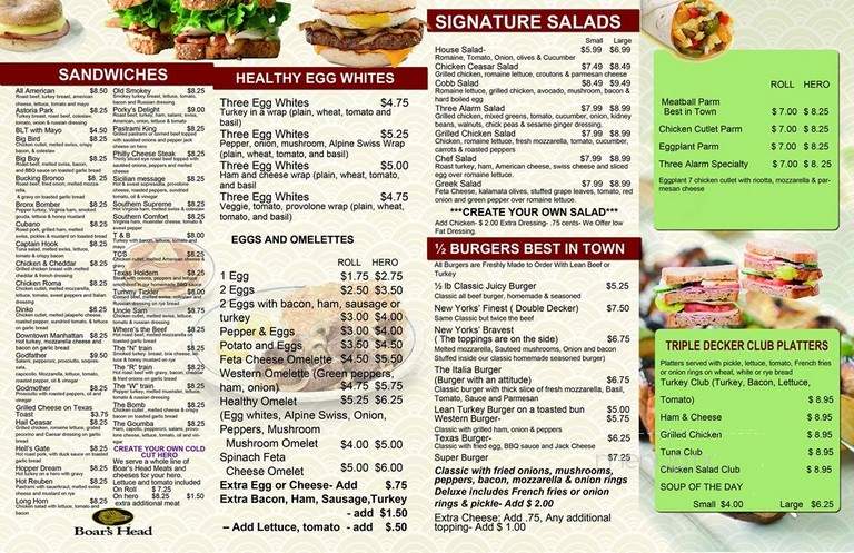 3 Alarm Deli - Astoria, NY menu_pic
