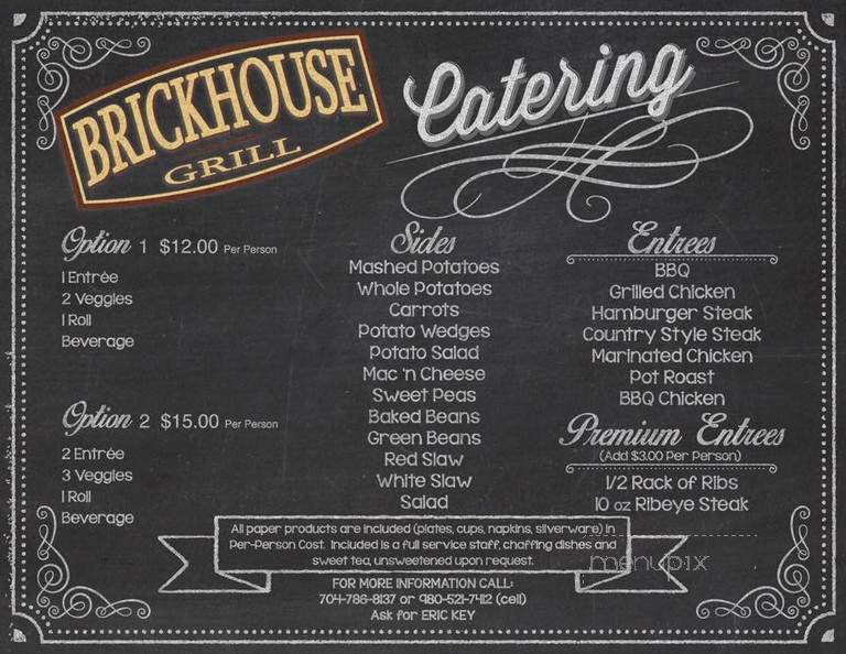 Brickhouse Grill - Concord, NC