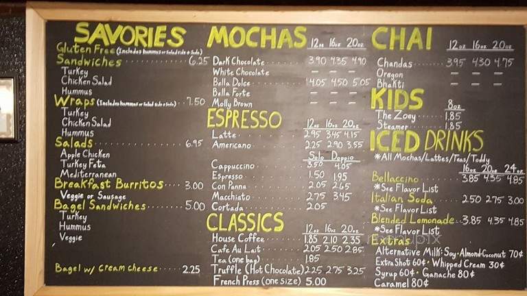 La Vita Bella Coffee etc. - Longmont, CO menu_pic