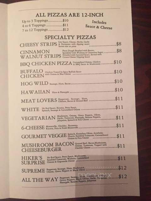 Smoky Mountain Bakers - Roan Mountain, TN menu_pic