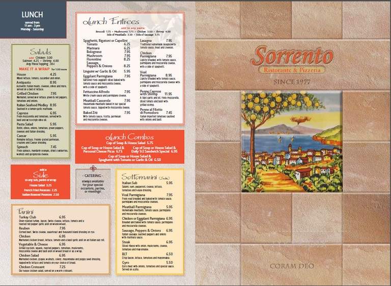 Sorrento Ristorante & Pizzeria - Lorain, OH