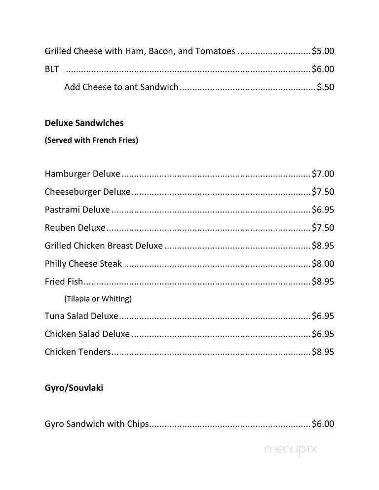 Mrs. K's Hotel and Restaurant - Upper Marlboro, MD menu_pic