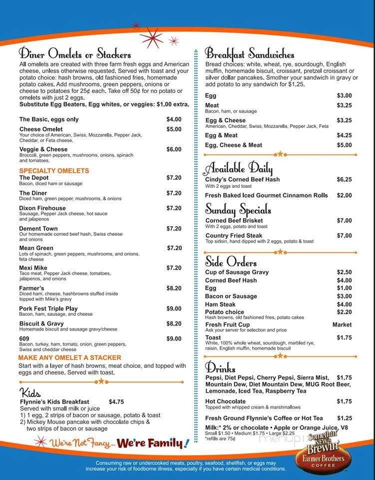 Flynnie's - Dixon, IL menu_pic