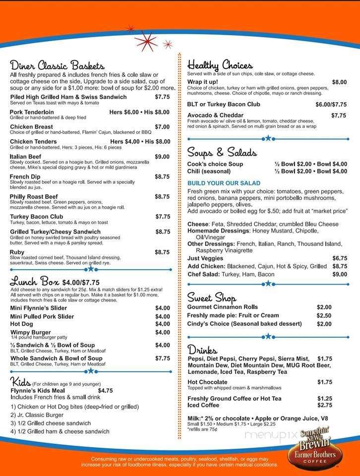 Flynnie's - Dixon, IL menu_pic