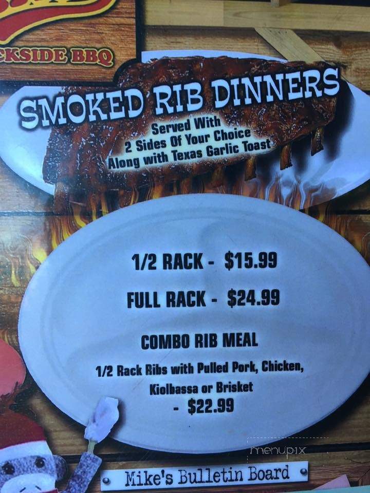 Mike's Tackside Bar-B-Q - Blue Ridge, GA menu_pic