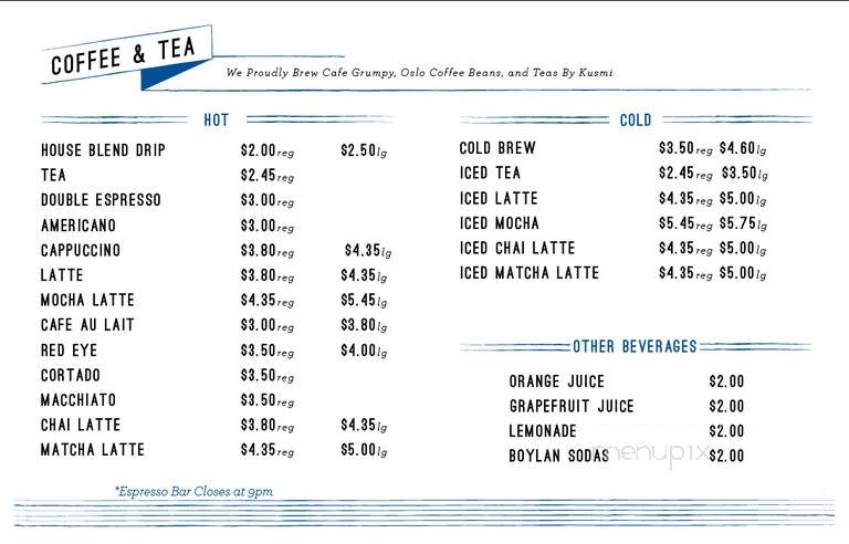 Greene Grape Annex - Brooklyn, NY menu_pic