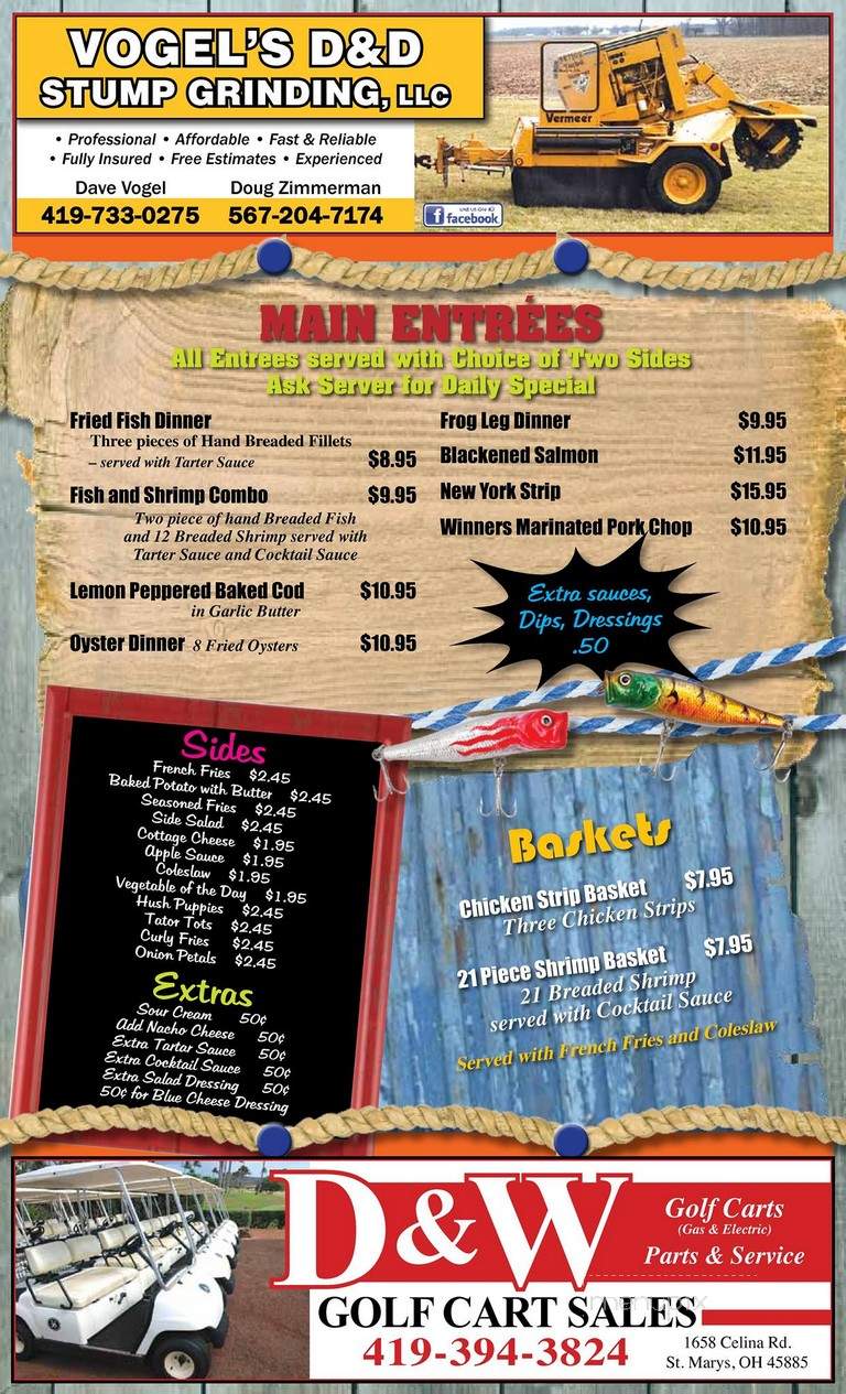 Beach Point - Celina, OH menu_pic