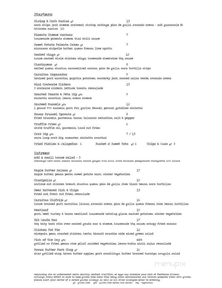 Toast - Richmond, VA menu_pic