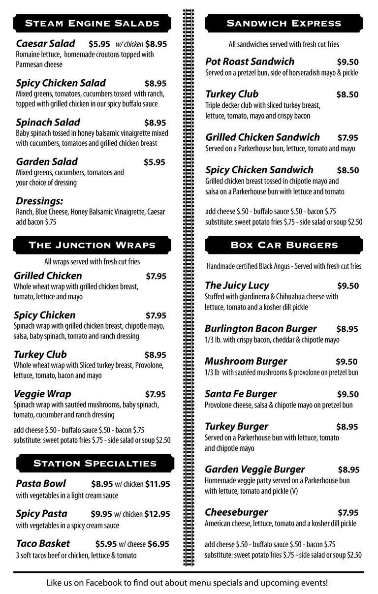 The Junction Diner - Forest Park, IL menu_pic