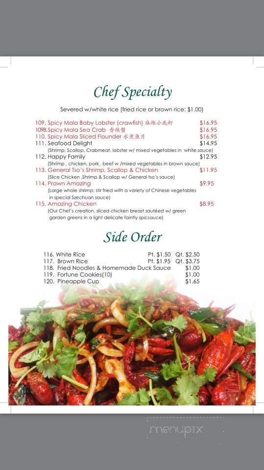 Yummy Garden - Rochester, NY menu_pic