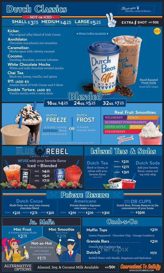 Dutch Bros Coffee - Citrus Heights, CA menu_pic