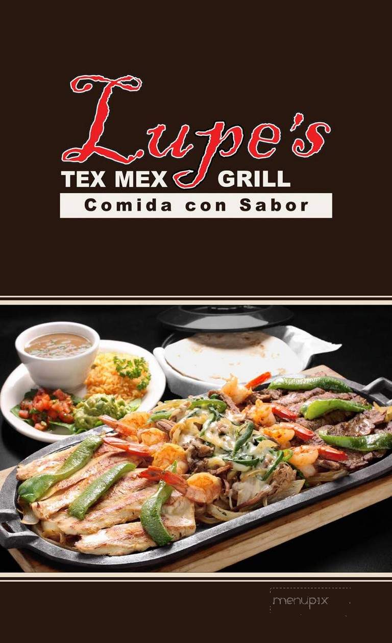 Lupe's Tex Mex Grill - Arlington, TX menu_pic