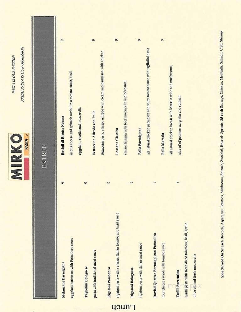 Mirko Pasta - Mobile, AL menu_pic