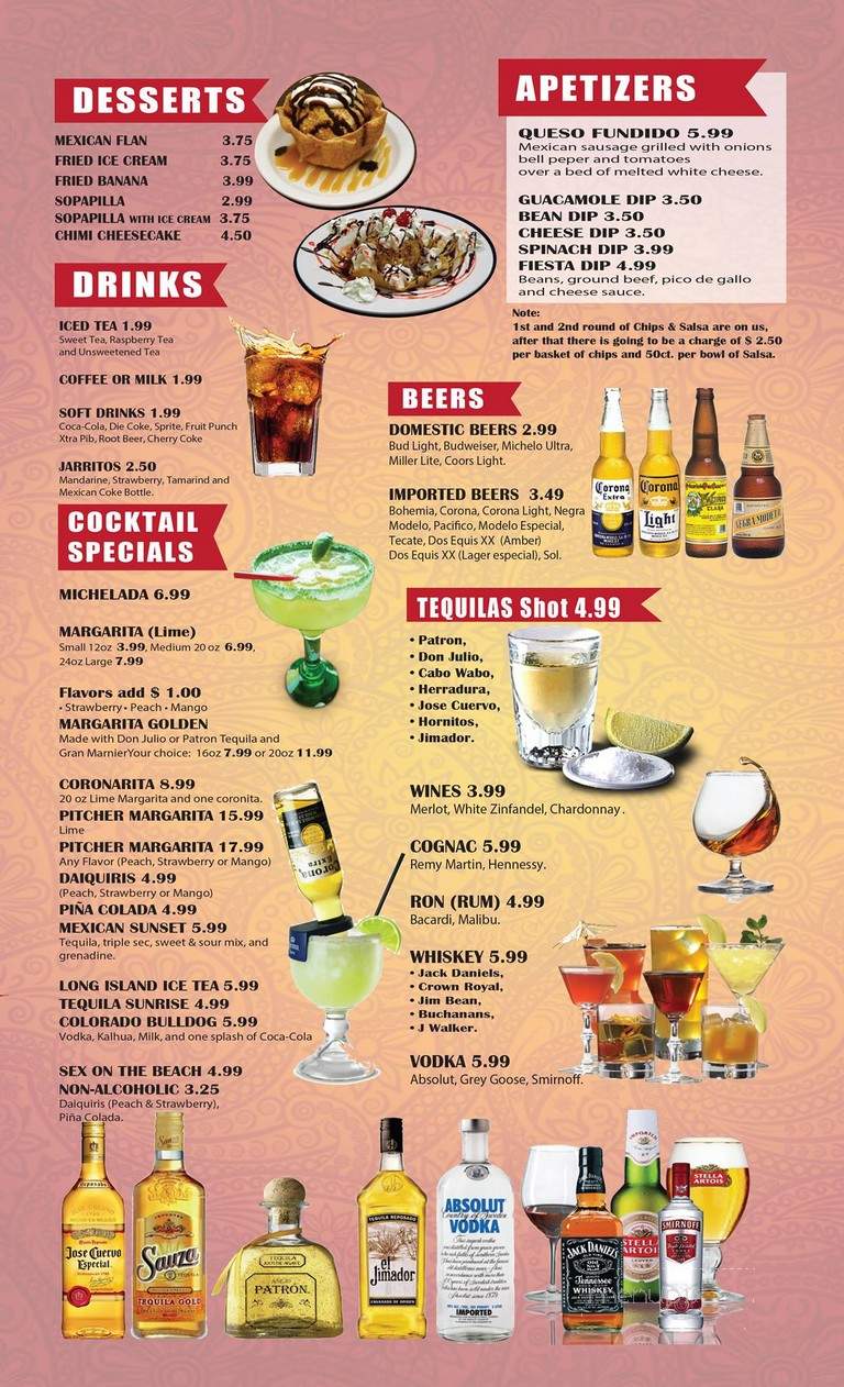 La Fiesta Mexican Restaurant - Plattsmouth, NE menu_pic