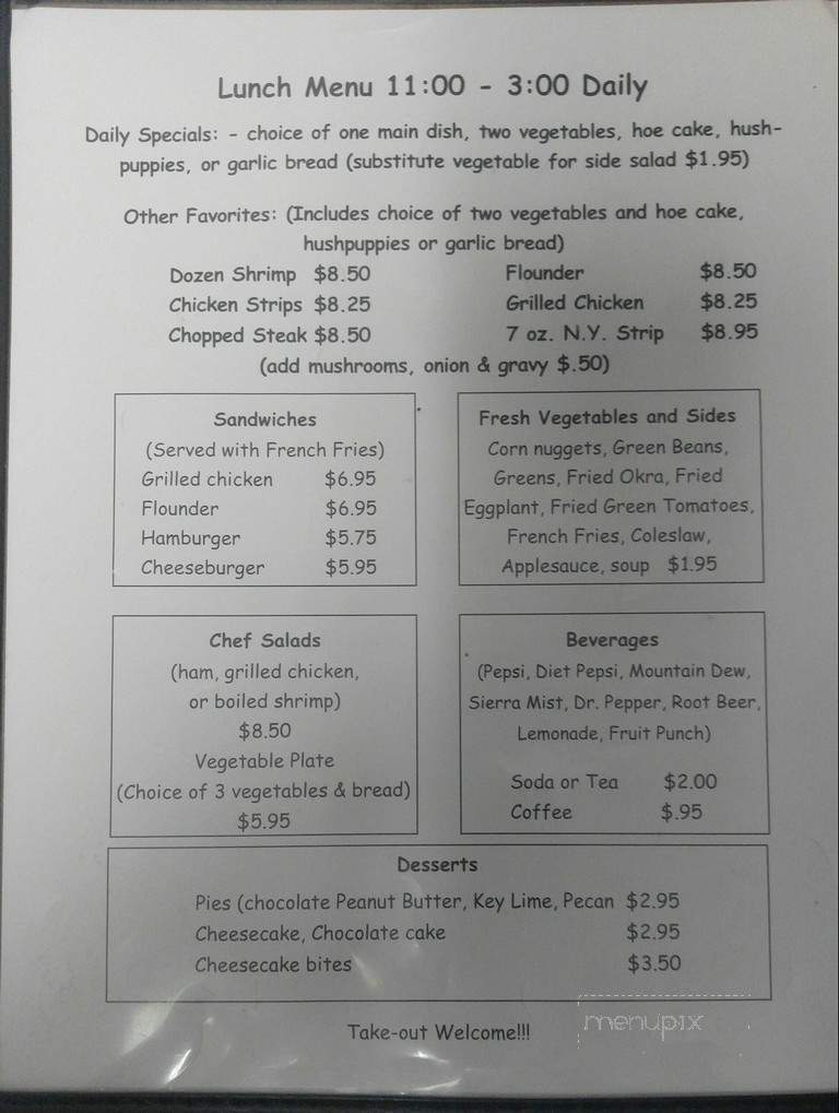 Bradley's - Palatka, FL menu_pic