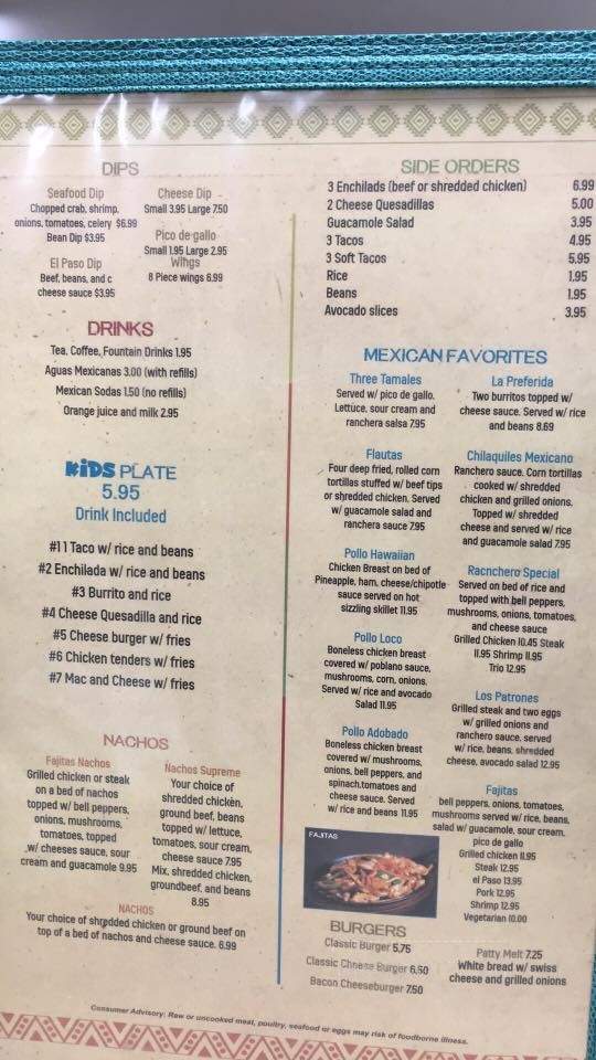 Mexican American Restaurant - Charlotte, NC