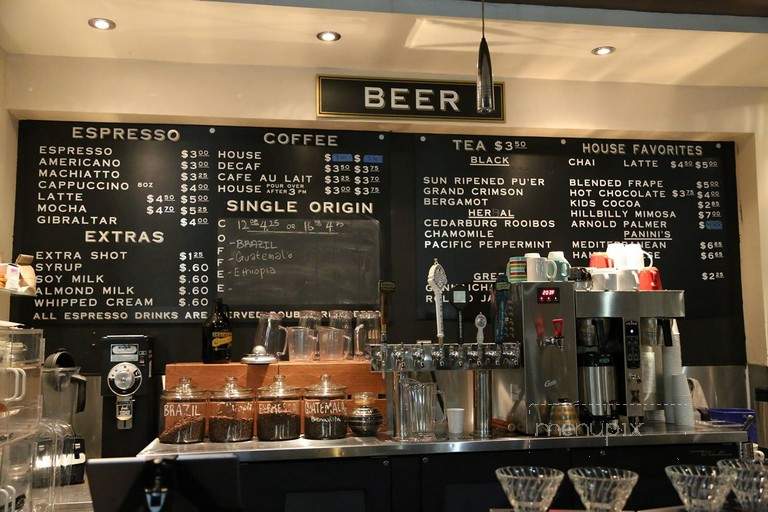 Back Yard Coffee Company - Redwood City, CA menu_pic