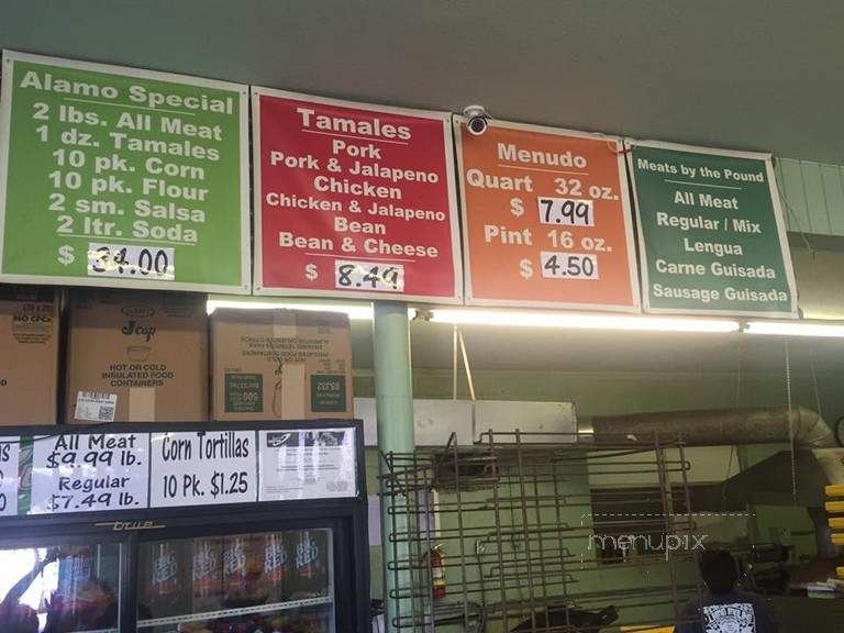 Alamo Molino #2 - San Antonio, TX menu_pic