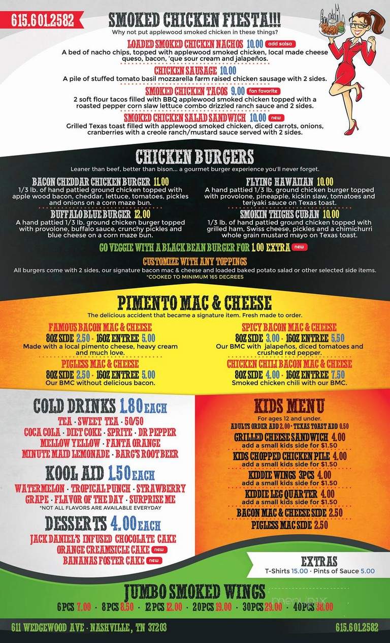 Smokin' Thighs - Nashville, TN menu_pic