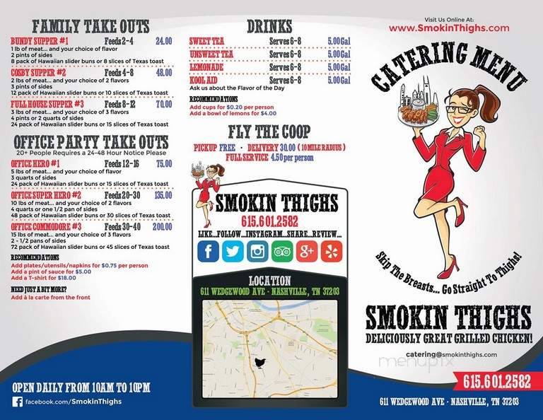 Smokin' Thighs - Nashville, TN menu_pic