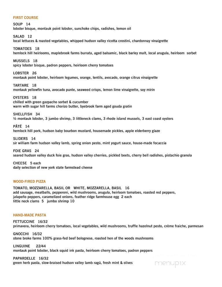 Rivermarket Bar & Kitchen - Tarrytown, NY menu_pic
