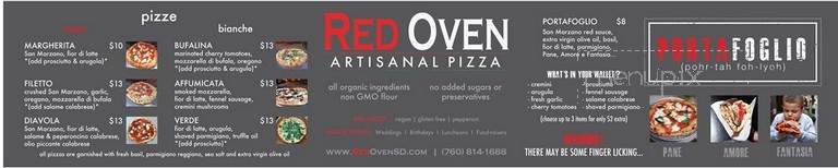 Red Oven Pizza - San Diego, CA