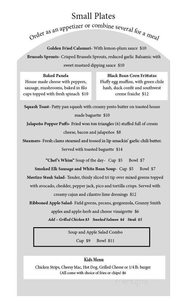 Anchor Restaurant - McCall, ID menu_pic