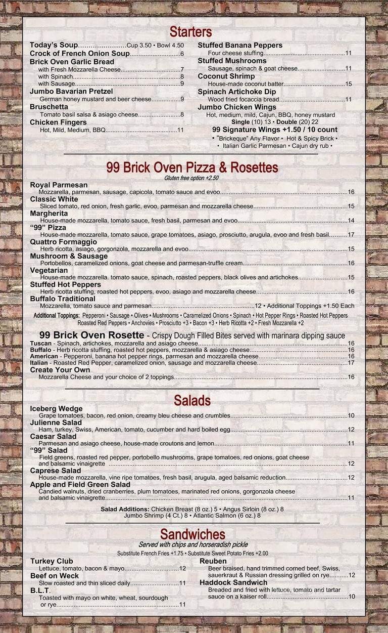 99 Brick Oven - Lancaster, NY