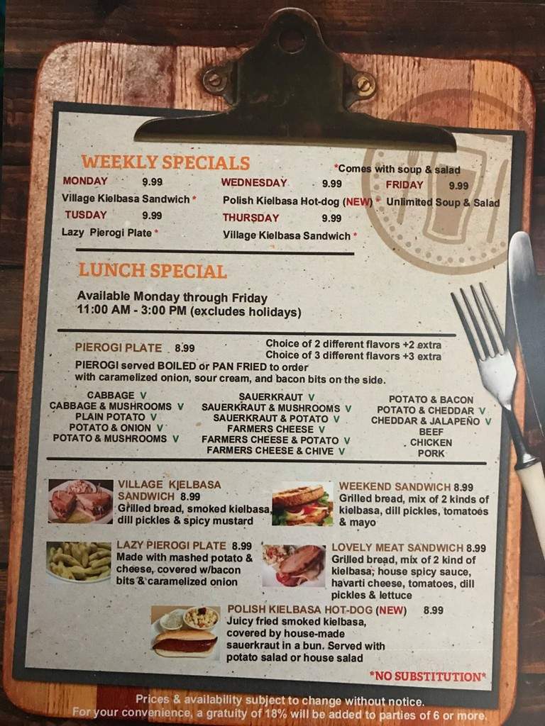 All Pierogi Kitchen - Mesa, AZ menu_pic