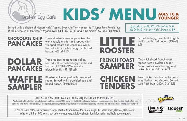 Another Broken Egg Cafe - Houston, TX menu_pic