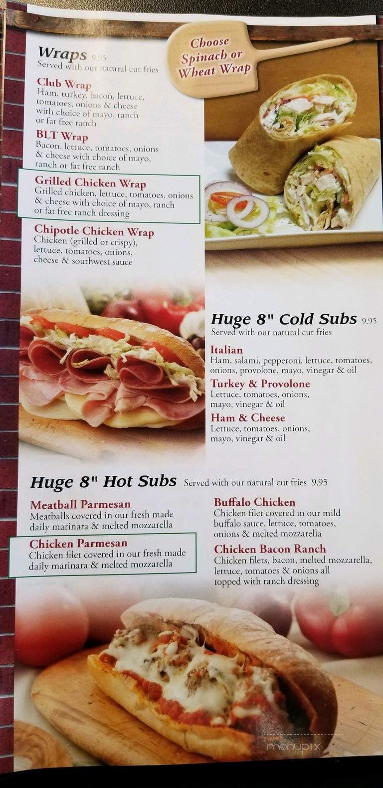 Bella Blak - Waverly, TN menu_pic