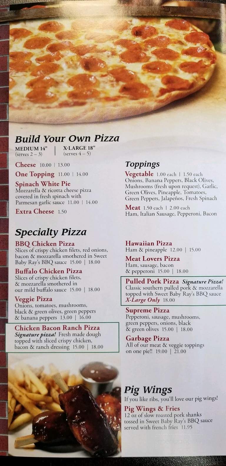 Bella Blak - Waverly, TN menu_pic