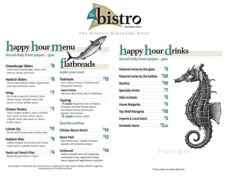 Bistro on Eden - Bar Harbor, ME menu_pic