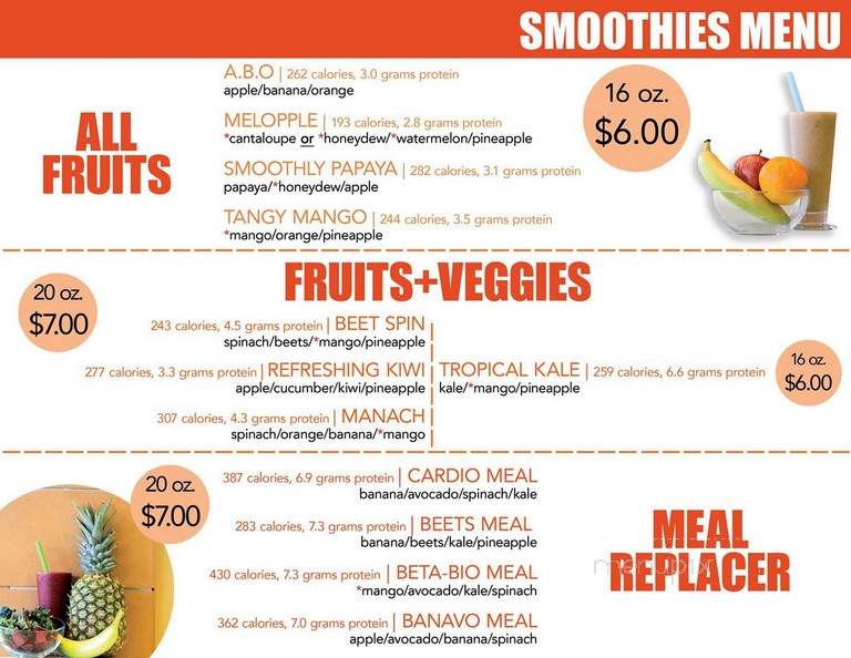Blend It Healthy - Arcadia, CA menu_pic