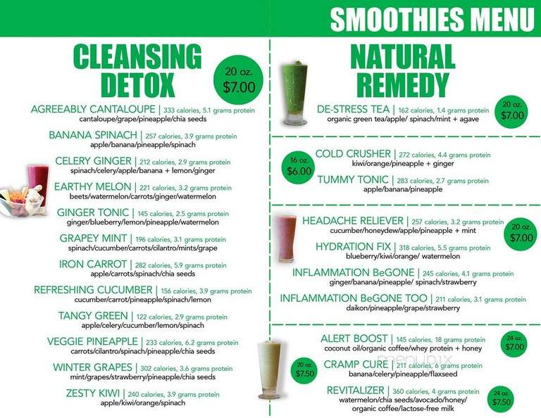 Blend It Healthy - Arcadia, CA menu_pic