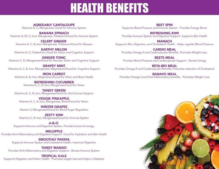Blend It Healthy - Arcadia, CA menu_pic
