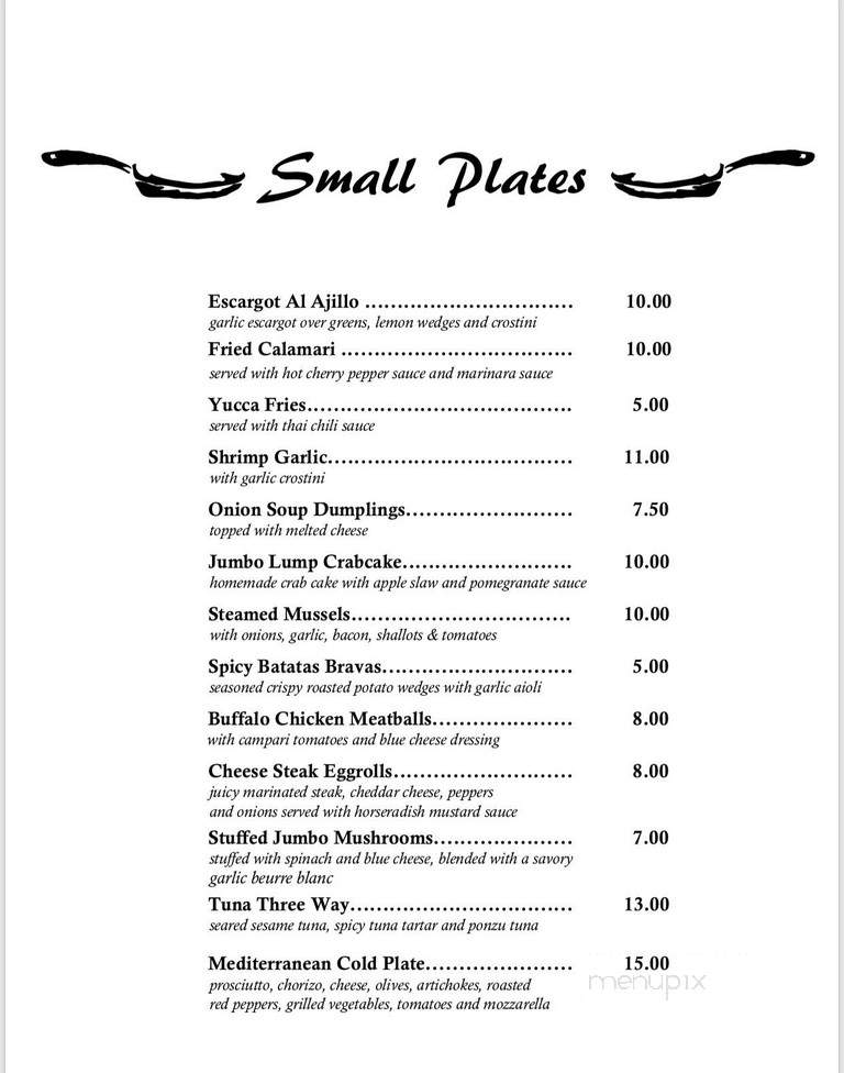 Casserole Bistro - Bloomfield, NJ menu_pic