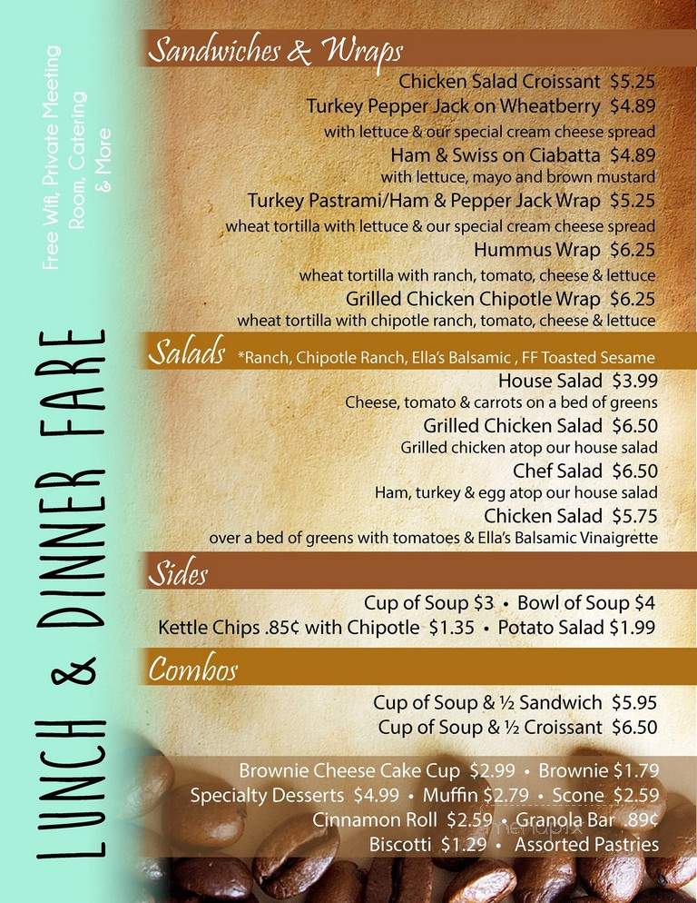 Catalyst Coffee Company - Greeneville, TN menu_pic