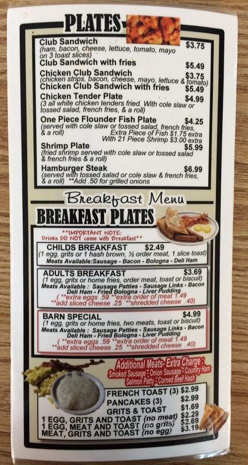 Center Express Buffet - Chester, SC menu_pic