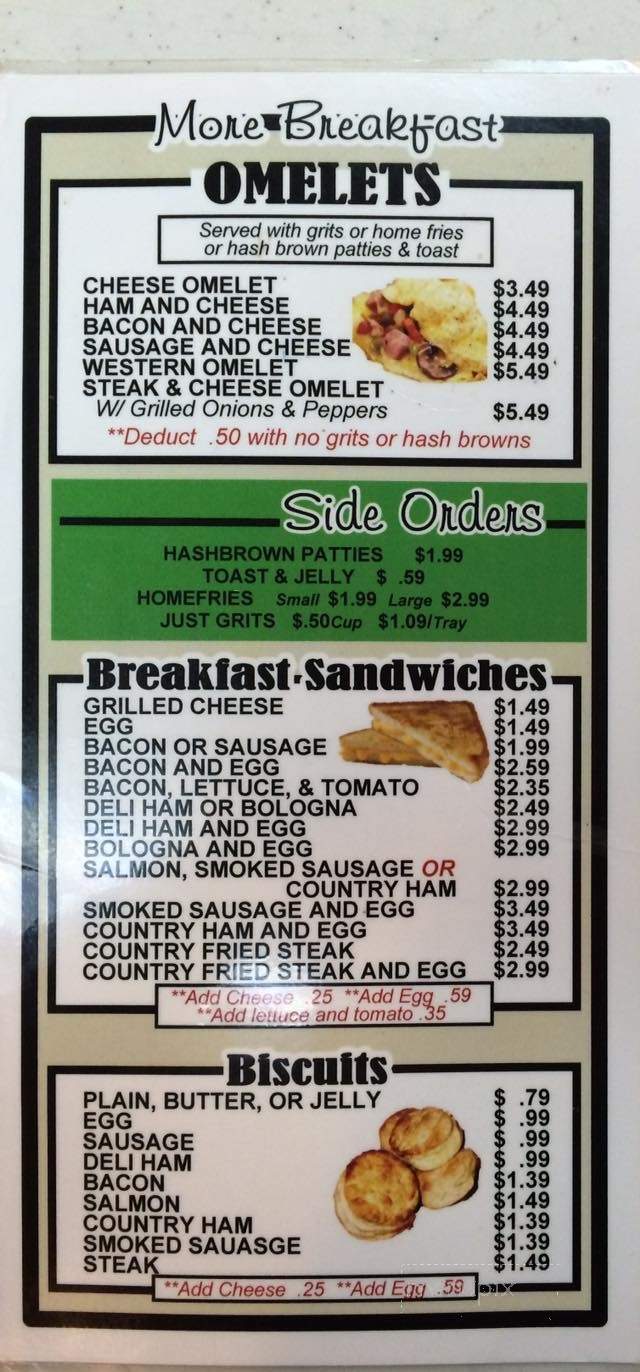 Center Express Buffet - Chester, SC menu_pic