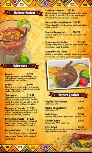 Cheverria's - Jerome, ID menu_pic