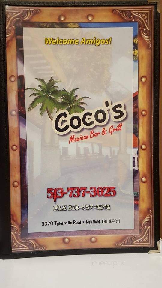 Coco's - Hamilton, OH menu_pic